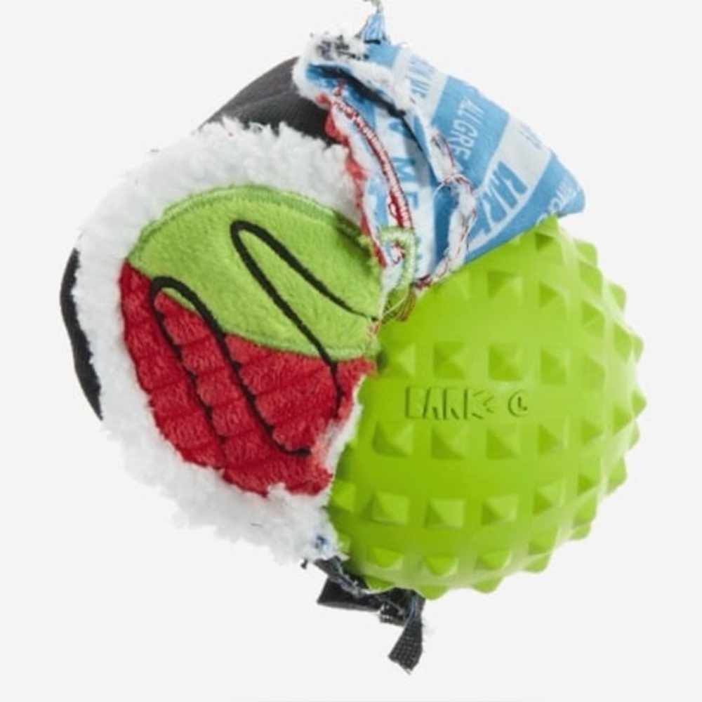 Bark Box Super Chewer L Rip & reveal Sushi Dog Toy